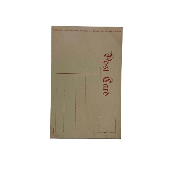 Vtg 1910s Postcard Paseo Street Armour Blvd Kansas City Missouri MO Neighbor - Picture 3 of 3